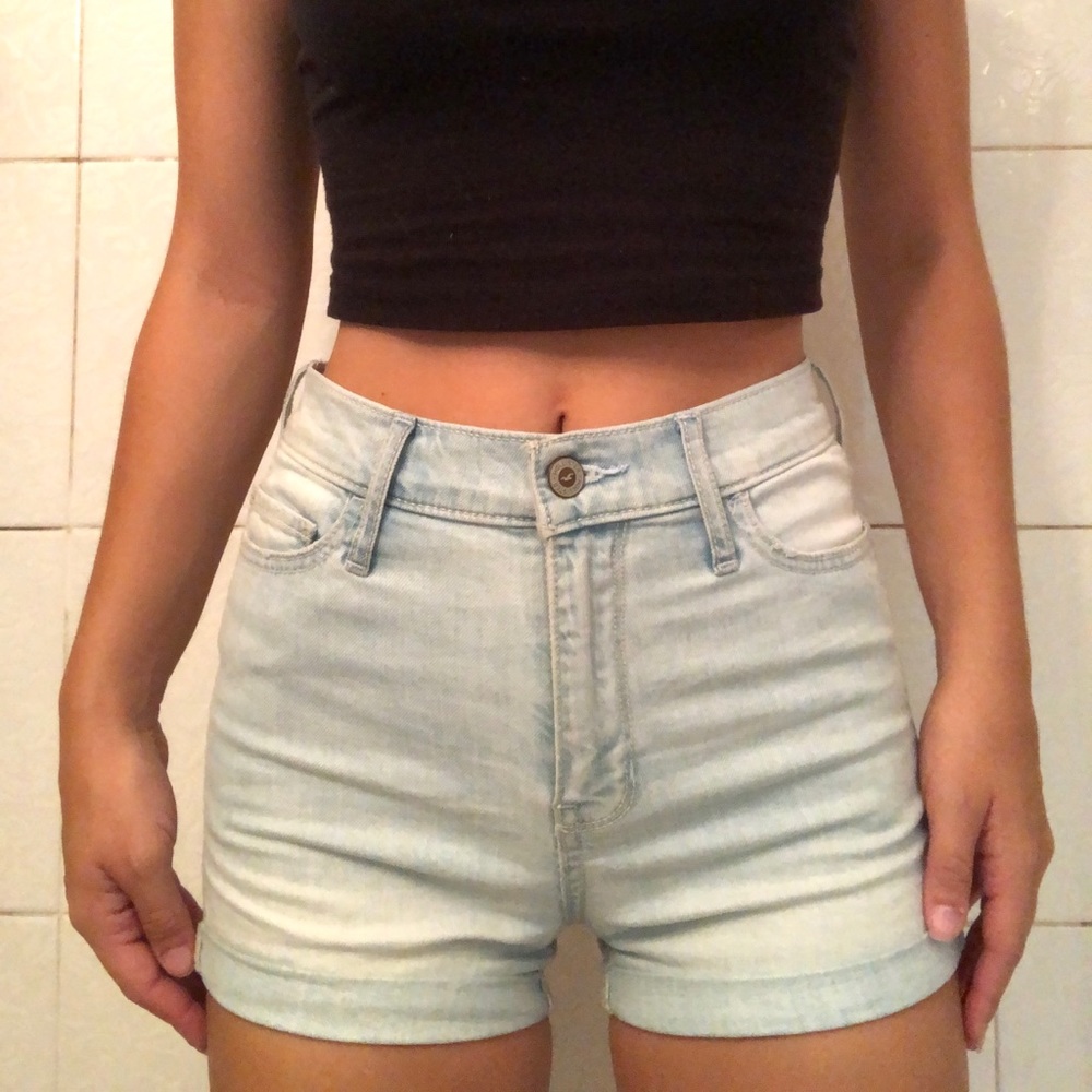High waisted Denim Shorts
